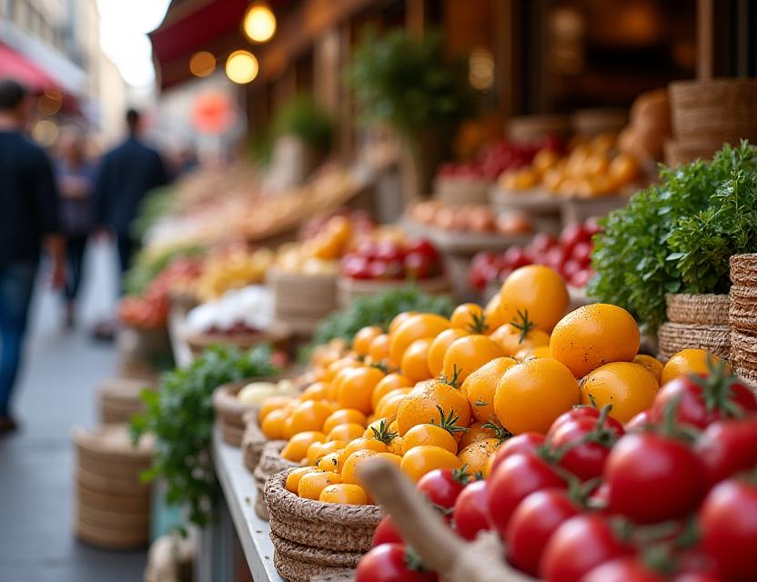 Circuit gastronomique dans un marché local de Bordeaux